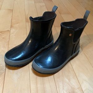 BOGS Rain Boots Amanda Ankle Girls Size 3 Black